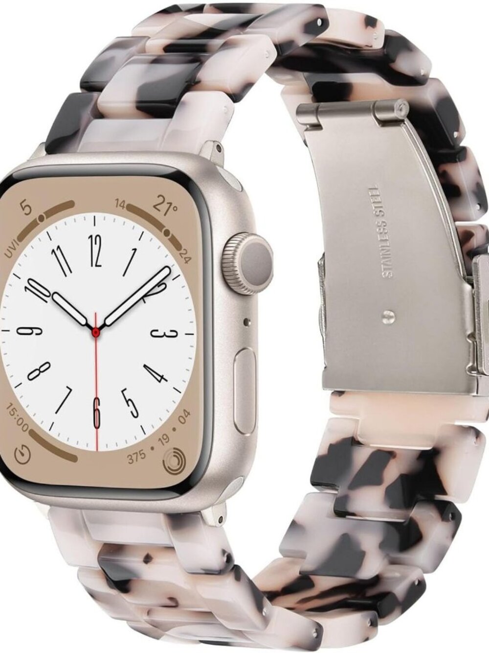 Resin Bands Compatible with Apple Watch Series 11/10 Band 40/41mm Lightweight Fa